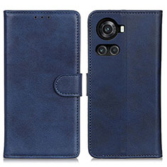 Custodia Portafoglio In Pelle Cover con Supporto A05D per OnePlus 10R 5G Blu