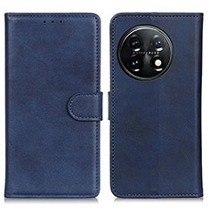 Custodia Portafoglio In Pelle Cover con Supporto A05D per OnePlus 11 5G Blu