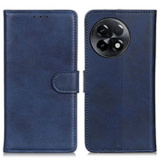 Custodia Portafoglio In Pelle Cover con Supporto A05D per OnePlus 11R 5G Blu