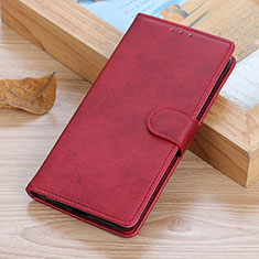 Custodia Portafoglio In Pelle Cover con Supporto A05D per OnePlus 9 5G Rosso