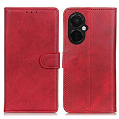 Custodia Portafoglio In Pelle Cover con Supporto A05D per OnePlus Nord CE 3 5G Rosso