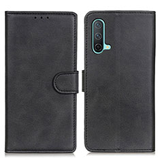 Custodia Portafoglio In Pelle Cover con Supporto A05D per OnePlus Nord CE 5G Nero