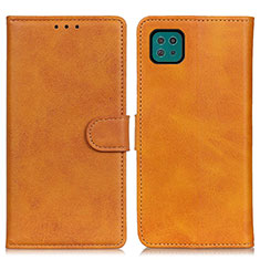 Custodia Portafoglio In Pelle Cover con Supporto A05D per Samsung Galaxy A22 5G Marrone
