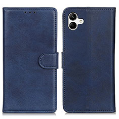 Custodia Portafoglio In Pelle Cover con Supporto A05D per Samsung Galaxy M04 Blu
