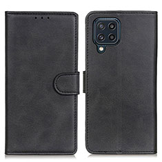 Custodia Portafoglio In Pelle Cover con Supporto A05D per Samsung Galaxy M32 4G Nero