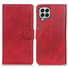Custodia Portafoglio In Pelle Cover con Supporto A05D per Samsung Galaxy M33 5G Rosso