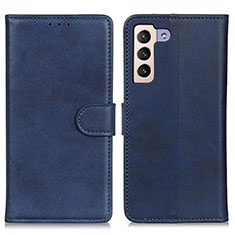 Custodia Portafoglio In Pelle Cover con Supporto A05D per Samsung Galaxy S21 Plus 5G Blu