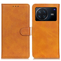 Custodia Portafoglio In Pelle Cover con Supporto A05D per Vivo X Note Blu