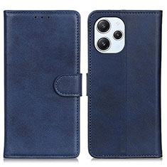 Custodia Portafoglio In Pelle Cover con Supporto A05D per Xiaomi Redmi 12 4G Blu