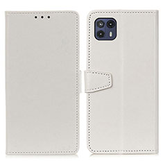 Custodia Portafoglio In Pelle Cover con Supporto A06D per Motorola Moto G50 5G Bianco