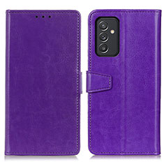 Custodia Portafoglio In Pelle Cover con Supporto A06D per Samsung Galaxy A05s Viola