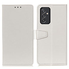 Custodia Portafoglio In Pelle Cover con Supporto A06D per Samsung Galaxy A15 5G Bianco