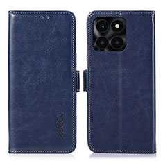 Custodia Portafoglio In Pelle Cover con Supporto A07D per Huawei Honor X8b Blu