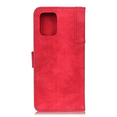 Custodia Portafoglio In Pelle Cover con Supporto A07D per Motorola Moto Edge S 5G Rosso