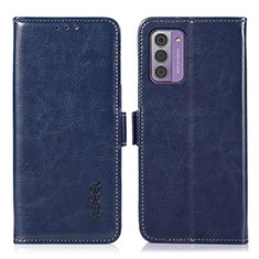 Custodia Portafoglio In Pelle Cover con Supporto A07D per Nokia G310 5G Blu