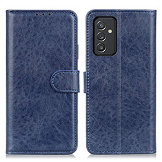 Custodia Portafoglio In Pelle Cover con Supporto A07D per Samsung Galaxy A15 5G Blu