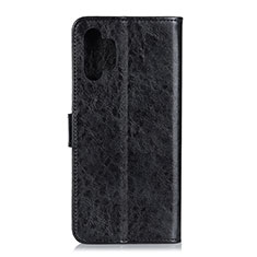 Custodia Portafoglio In Pelle Cover con Supporto A07D per Samsung Galaxy M32 5G Nero
