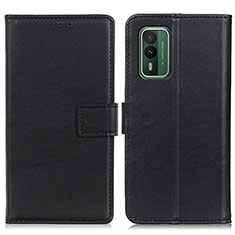 Custodia Portafoglio In Pelle Cover con Supporto A08D per Nokia XR21 Nero