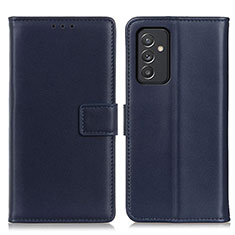 Custodia Portafoglio In Pelle Cover con Supporto A08D per Samsung Galaxy A15 5G Blu