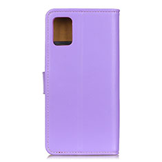 Custodia Portafoglio In Pelle Cover con Supporto A08D per Samsung Galaxy A52 5G Viola