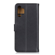 Custodia Portafoglio In Pelle Cover con Supporto A08D per Samsung Galaxy M32 5G Nero
