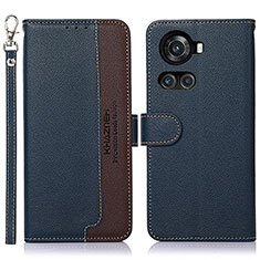 Custodia Portafoglio In Pelle Cover con Supporto A09D per OnePlus Ace 5G Blu