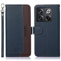 Custodia Portafoglio In Pelle Cover con Supporto A09D per OnePlus Ace Pro 5G Blu