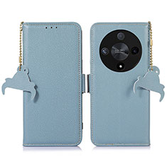 Custodia Portafoglio In Pelle Cover con Supporto A10D per Huawei Honor Magic6 Lite 5G Azzurro