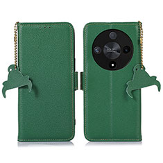 Custodia Portafoglio In Pelle Cover con Supporto A10D per Huawei Honor Magic6 Lite 5G Verde