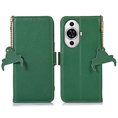 Custodia Portafoglio In Pelle Cover con Supporto A10D per Huawei Nova 11 Pro Verde