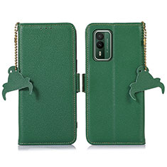Custodia Portafoglio In Pelle Cover con Supporto A10D per Nokia XR21 Verde