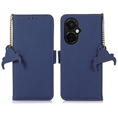 Custodia Portafoglio In Pelle Cover con Supporto A10D per OnePlus Nord CE 3 5G Blu