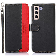 Custodia Portafoglio In Pelle Cover con Supporto A10D per Samsung Galaxy S21 Plus 5G Nero