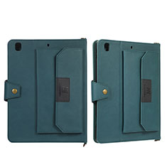 Custodia Portafoglio In Pelle Cover con Supporto AD1 per Apple iPad 10.2 (2021) Verde