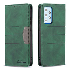 Custodia Portafoglio In Pelle Cover con Supporto B01F per Samsung Galaxy A52 5G Verde