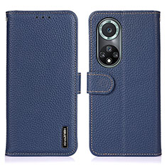 Custodia Portafoglio In Pelle Cover con Supporto B01H per Huawei Nova 9 Pro Blu