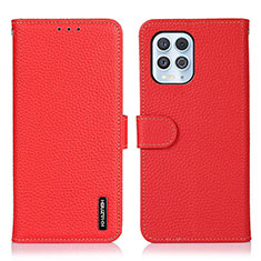 Custodia Portafoglio In Pelle Cover con Supporto B01H per Motorola Moto Edge S 5G Rosso