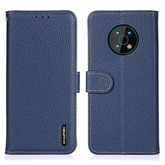 Custodia Portafoglio In Pelle Cover con Supporto B01H per Nokia G50 5G Blu