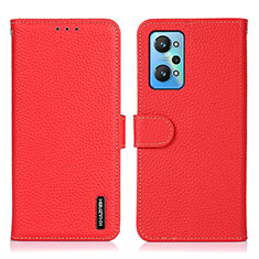 Custodia Portafoglio In Pelle Cover con Supporto B01H per Realme GT Neo 3T 5G Rosso