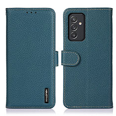 Custodia Portafoglio In Pelle Cover con Supporto B01H per Samsung Galaxy A05s Verde
