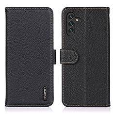 Custodia Portafoglio In Pelle Cover con Supporto B01H per Samsung Galaxy A13 5G Nero