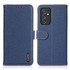 Custodia Portafoglio In Pelle Cover con Supporto B01H per Samsung Galaxy A15 5G Blu