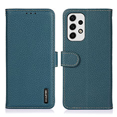 Custodia Portafoglio In Pelle Cover con Supporto B01H per Samsung Galaxy A23 5G Verde