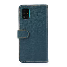 Custodia Portafoglio In Pelle Cover con Supporto B01H per Samsung Galaxy A51 5G Verde