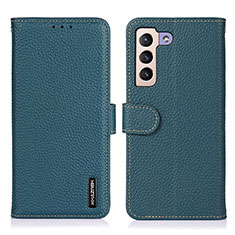 Custodia Portafoglio In Pelle Cover con Supporto B01H per Samsung Galaxy S21 5G Verde