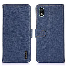 Custodia Portafoglio In Pelle Cover con Supporto B01H per Sony Xperia Ace III Blu