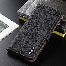 Custodia Portafoglio In Pelle Cover con Supporto B01H per Xiaomi Redmi 9i Nero
