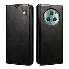 Custodia Portafoglio In Pelle Cover con Supporto B01S per Huawei Honor Magic5 5G Nero