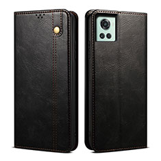 Custodia Portafoglio In Pelle Cover con Supporto B01S per OnePlus Ace 5G Nero