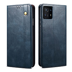 Custodia Portafoglio In Pelle Cover con Supporto B01S per Xiaomi Mi Mix 4 5G Blu